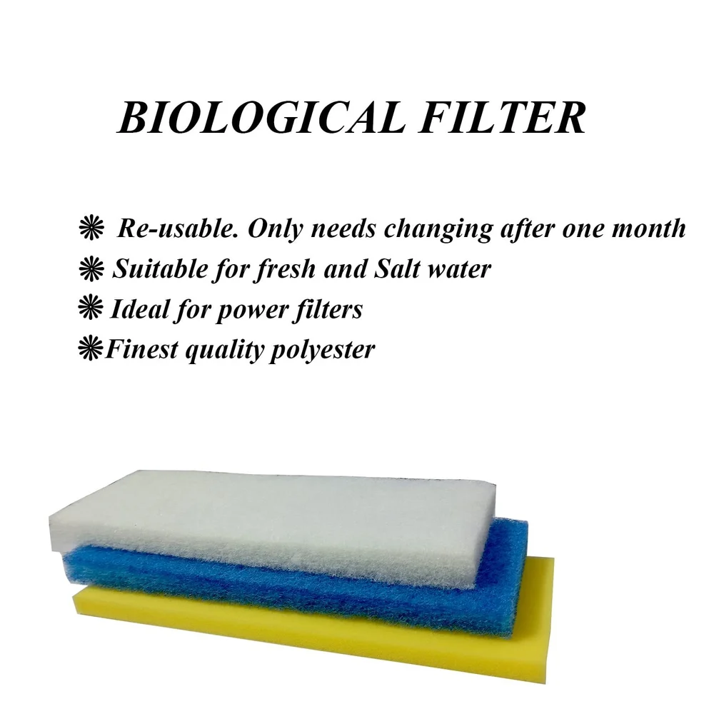 Aquarium Filter Foam Sponges Pad, Fish Tank Bio Sponge Coarse Sheet Filter Media Pad