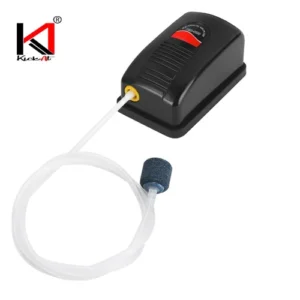 KickAt (Mk-108) Single Outlet Aquarium Oxygen Air Pump for Air Bubble and Oxygen of Fish Tank